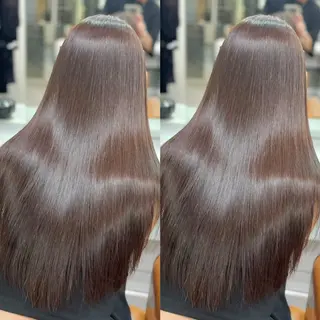 ロング カラー レイヤー/艶カラー /韓国ヘア/高松のヘアスタイル