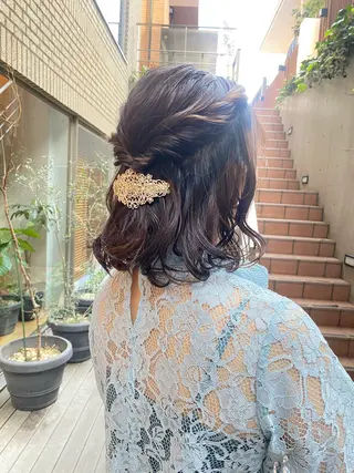 ヘアアレンジ 🎗️【ヘアセット 美眉】吉川玲🎗️のヘアスタイル
