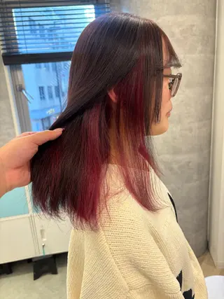 カラー loob Tokyo Arisa❤︎†のヘアスタイル