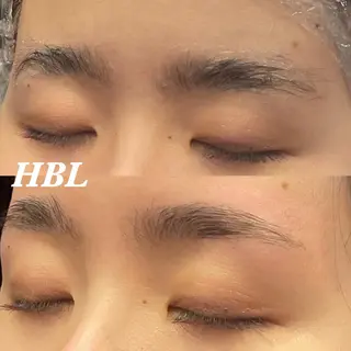 アイブロウ 暖色/ハイトーン/ カラー/HBLのヘアスタイル