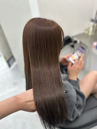 ロング カラー 上品モテヘア🩶 karen🩶のヘアスタイル