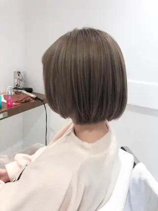 ミディアム カラー ウルフカット ハッシュカット/七海のヘアスタイル