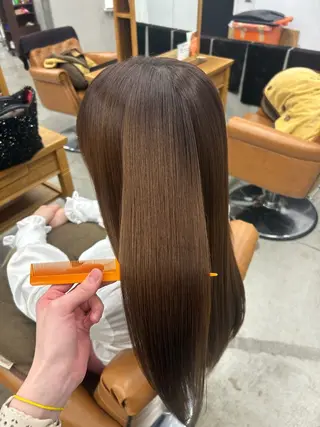 ロング カラー 🌼髪質改善/透明感 艶髪タケドミのヘアスタイル