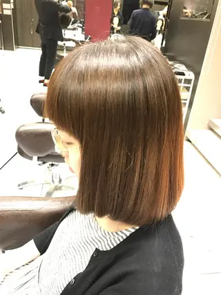 ミディアム 中川 拓弥のヘアスタイル