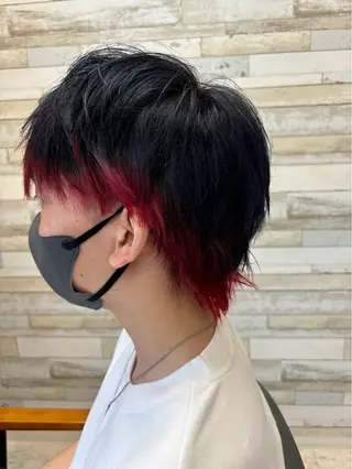 カラー メンズ 篠崎 太希のヘアスタイル