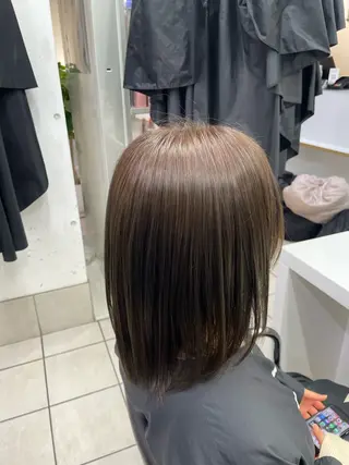 ミディアム カラー ヘンリエッタ自由ヶ丘 けんとのヘアスタイル