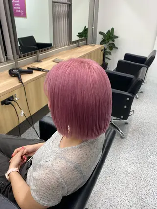 ミディアム カラー カットモデル様無料 💎saaya💎のヘアスタイル
