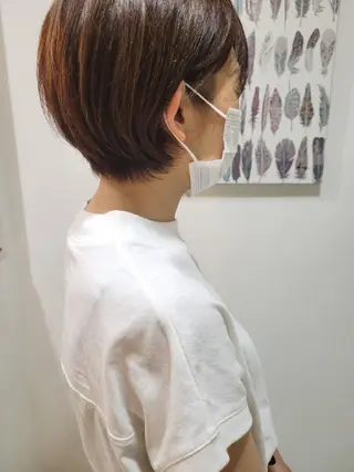 ショート 清水 沙織のヘアスタイル