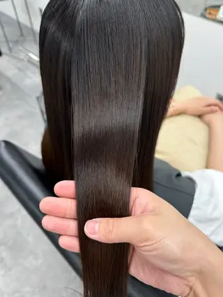 セミロング 髪質改善メニュー 長井 美佐子のヘアスタイル