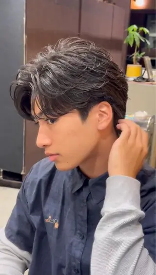 パーマ メンズ fifth 武正 琉生のヘアスタイル