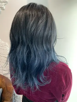 ミディアム カラー &SONS 小林亨のヘアスタイル