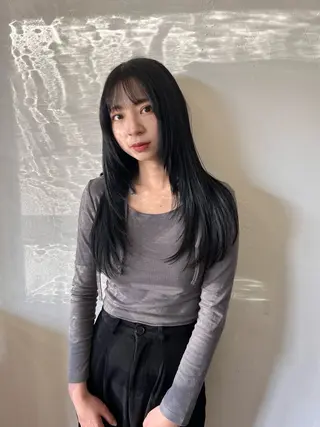 ロング ブリーチ/デザイン/ Rurikaのヘアスタイル