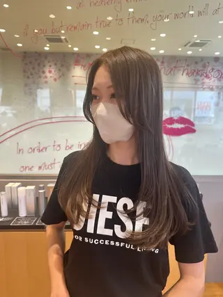 ロング 松浦 涼雅のヘアスタイル