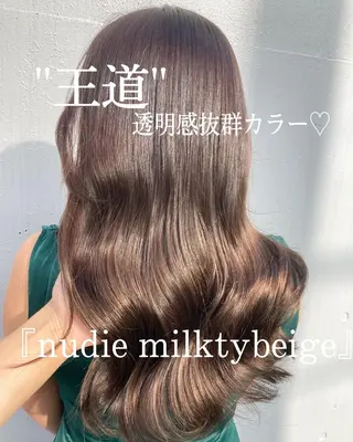 ロング カラー ヘアアレンジ Zina渋谷エリア マネージャShionのヘアスタイル