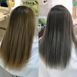 セミロング カラー AVANCE 長尾 尚悟のヘアスタイル