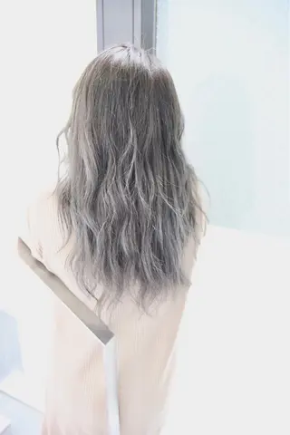 セミロング カラー 髪質改善酸性縮毛矯正 酸性ストレート◎鈴木のヘアスタイル