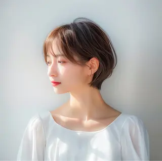 ショート 🫧ふくだ りな 🕊のヘアスタイル