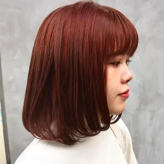 セミロング カラー  大貫 茉央のヘアスタイル