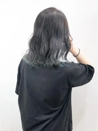 ミディアム カラー 🌙HIZUKI🌙 ハイトーン 艶髪のヘアスタイル
