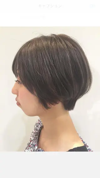 ショート カラー 透明感・艶カラー/ 坂田友梨奈のヘアスタイル