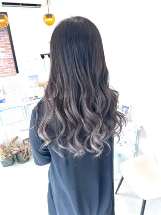 ロング パーマ 加藤 佑二のヘアスタイル