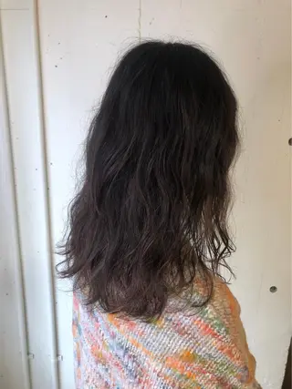 セミロング パーマ パーマ美容師 hanaのヘアスタイル