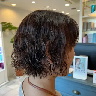 パーマ 川畑 陽奈のヘアスタイル