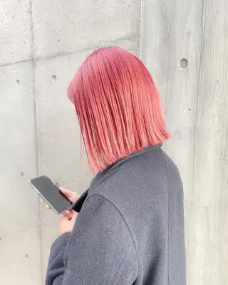 ミディアム カラー レイヤー暖色カラー 池袋Yamamotoのヘアスタイル