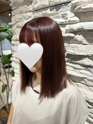 ミディアム Maki /透明感カラーのヘアスタイル