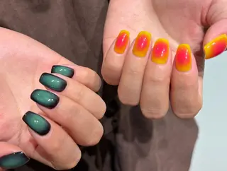 ネイル By moonネイル 🌷ワンホン/韓国風のネイルデザイン