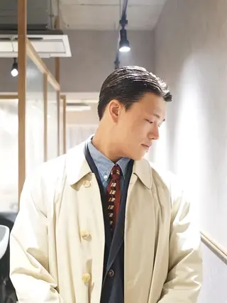 ショート メンズ 東 峻平のヘアスタイル