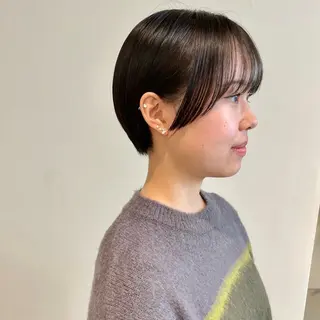 ショート カラー ショート・ボブ ・ウルフ✂︎IMAIのヘアスタイル