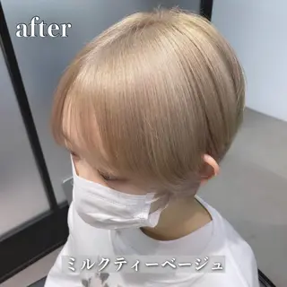 ショート カラー 🌈ブリーチ特化🌈 MINATOのヘアスタイル