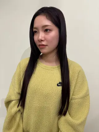 ロング カラー ゆ う あのヘアスタイル