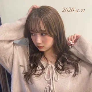 ロング 艶カラー/韓国風ヘア 🩵shioneのヘアスタイル