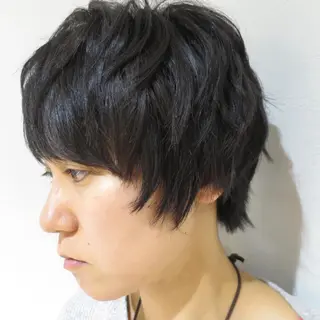 ショート ショート×カラー 🦊堀米早紀【荻窪】のマツエク・マツパデザイン