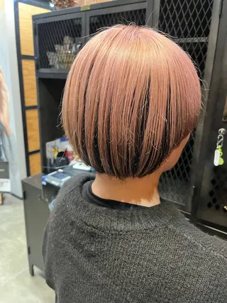 ミディアム カラー 久木原 ゆりのヘアスタイル