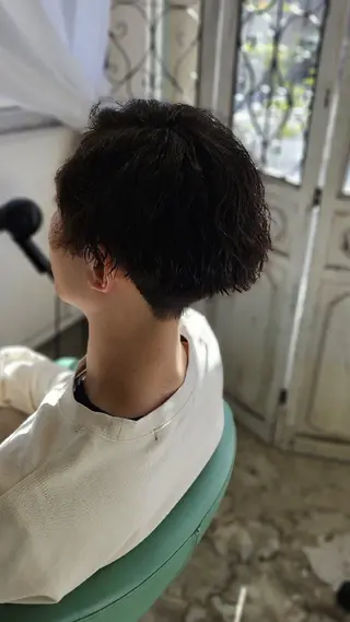 ショート メンズ  熊野 タイソンのヘアスタイル