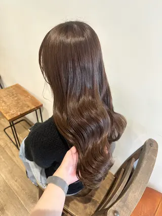 ロング カラー ヘアアレンジ Himawari♡ 柔らかいカラーのヘアスタイル