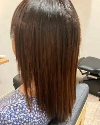 セミロング 髪質改善 LIME 長野駅のヘアスタイル