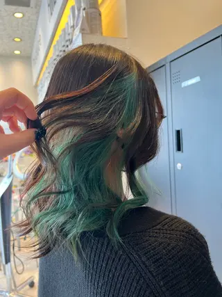 ロング カラー ヘアアレンジ 🥀髪質改善/ 透明感🥀ユイキのヘアスタイル