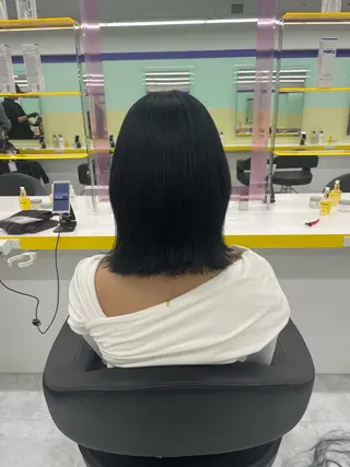 ミディアム カラー 🦋色落ち綺麗カラー メンズYUZU🦋‪のヘアスタイル