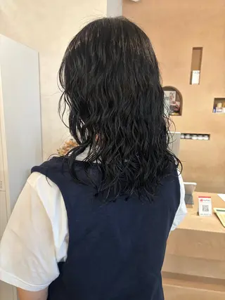 ミディアム パーマ Chiho / 梅田 / ボブ/ パーマのヘアスタイル