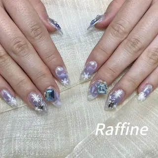ネイル RAFFINE haru🦋🩵のネイルデザイン