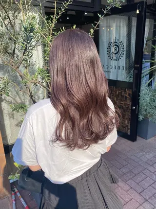 ロング カラー otoha✳︎ くすみ艶カラーのヘアスタイル