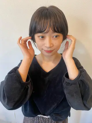 ショート カラー パーマ ダメージレスサロン✨ kayo🌱のヘアスタイル