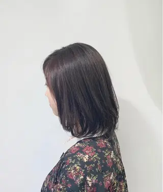 セミロング カラー 艶カラー みゆう🎀のヘアスタイル