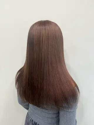 セミロング カラー haruhi/艶髪 ☀️透明感カラーのヘアスタイル
