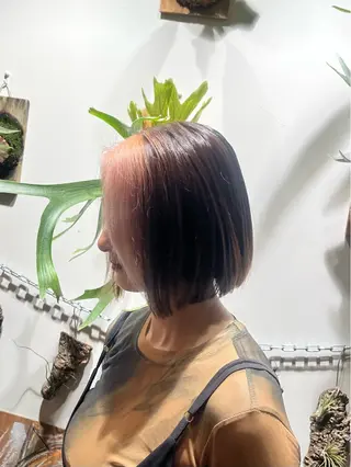 ショート カラー 松原 樹里のヘアスタイル