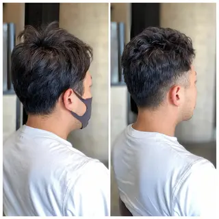 メンズ 宮城 将大のヘアスタイル